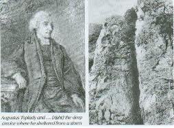 4 novembre 1740. Toplady au creux d'un rocher