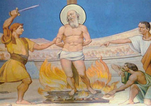 Le martyre de Polycarpe