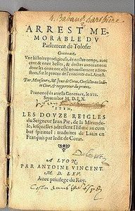 4 octobre 1572. Jean de Coras et "L'affaire Martin Guerre"